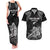 Custom New Zealand 2024 Rugby Couples Matching Tank Maxi Dress and Hawaiian Shirt Silver Fern Aotearoa Kiwi - Wonder Print Shop