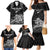 Custom New Zealand 2024 Rugby Family Matching Mermaid Dress and Hawaiian Shirt Silver Fern Aotearoa Kiwi - Wonder Print Shop