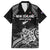 Custom New Zealand 2024 Rugby Family Matching Off The Shoulder Long Sleeve Dress and Hawaiian Shirt Silver Fern Aotearoa Kiwi - Wonder Print Shop