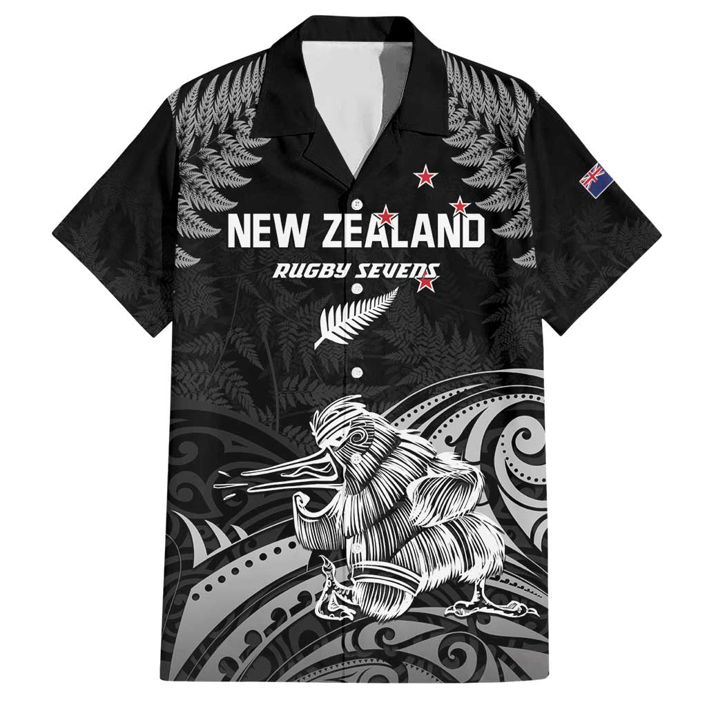 Custom New Zealand 2024 Rugby Hawaiian Shirt Silver Fern Aotearoa Kiwi - Wonder Print Shop