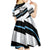 Custom Fiji 2024 Rugby Kid Short Sleeve Dress Fijian Tapa Pattern - Wonder Print Shop