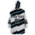 Custom Fiji 2024 Rugby Wearable Blanket Hoodie Fijian Tapa Pattern