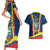 Ecuador Independence Day Couples Matching Short Sleeve Bodycon Dress and Hawaiian Shirt Monumento a la Independencia Quito 10th August - Wonder Print Shop