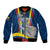 Custom Ecuador Independence Day Bomber Jacket Monumento a la Independencia Quito 10th August - Wonder Print Shop