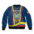 Custom Ecuador Independence Day Bomber Jacket Monumento a la Independencia Quito 10th August - Wonder Print Shop