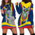 Custom Ecuador Independence Day Hoodie Dress Monumento a la Independencia Quito 10th August - Wonder Print Shop