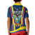 Custom Ecuador Independence Day Kid Polo Shirt Monumento a la Independencia Quito 10th August - Wonder Print Shop