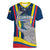 Custom Ecuador Independence Day Women V Neck T Shirt Monumento a la Independencia Quito 10th August - Wonder Print Shop