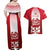 England Couples Matching Off Shoulder Maxi Dress and Hawaiian Shirt Three Lions and Tudor Rose - Wonder Print Shop