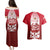 England Couples Matching Puletasi Dress and Hawaiian Shirt Three Lions and Tudor Rose - Wonder Print Shop