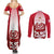 England Couples Matching Summer Maxi Dress and Long Sleeve Button Shirts Three Lions and Tudor Rose - Wonder Print Shop