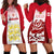 England Hoodie Dress Three Lions and Tudor Rose - Wonder Print Shop