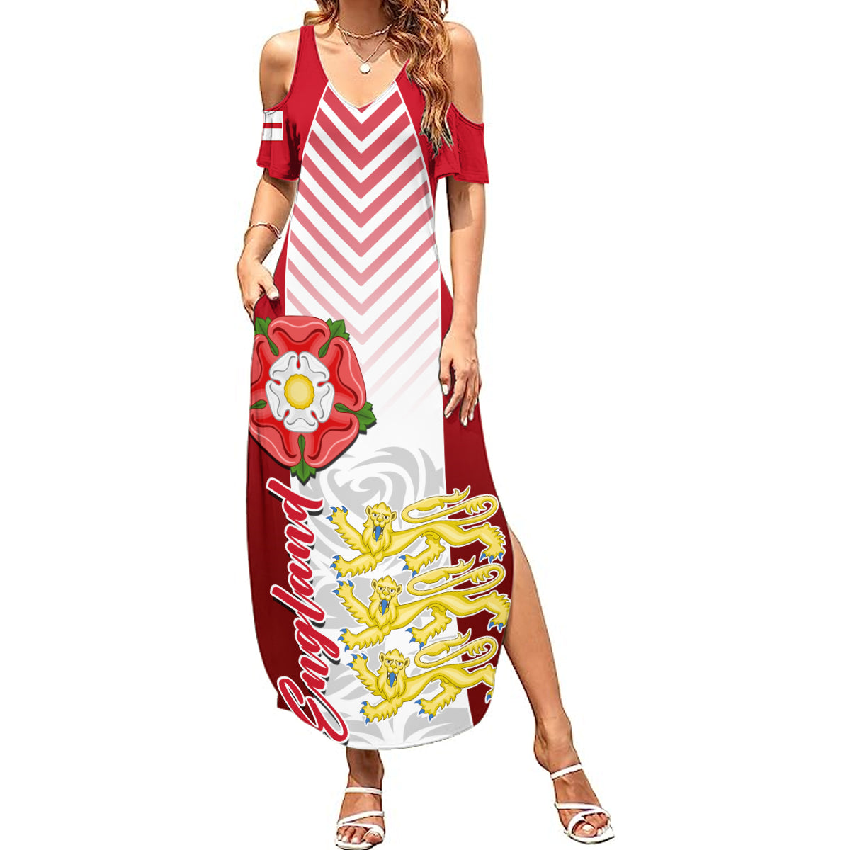 england-summer-maxi-dress-three-lions-and-tudor-rose