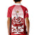 Personalised England Kid Polo Shirt Three Lions and Tudor Rose - Wonder Print Shop