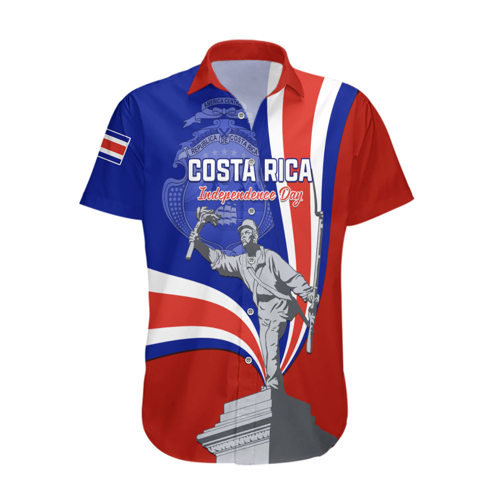 Costa Rica Independence Day Hawaiian Shirt Juan Santamaria National Hero - Wonder Print Shop