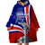 Costa Rica Independence Day Wearable Blanket Hoodie Juan Santamaria National Hero - Wonder Print Shop