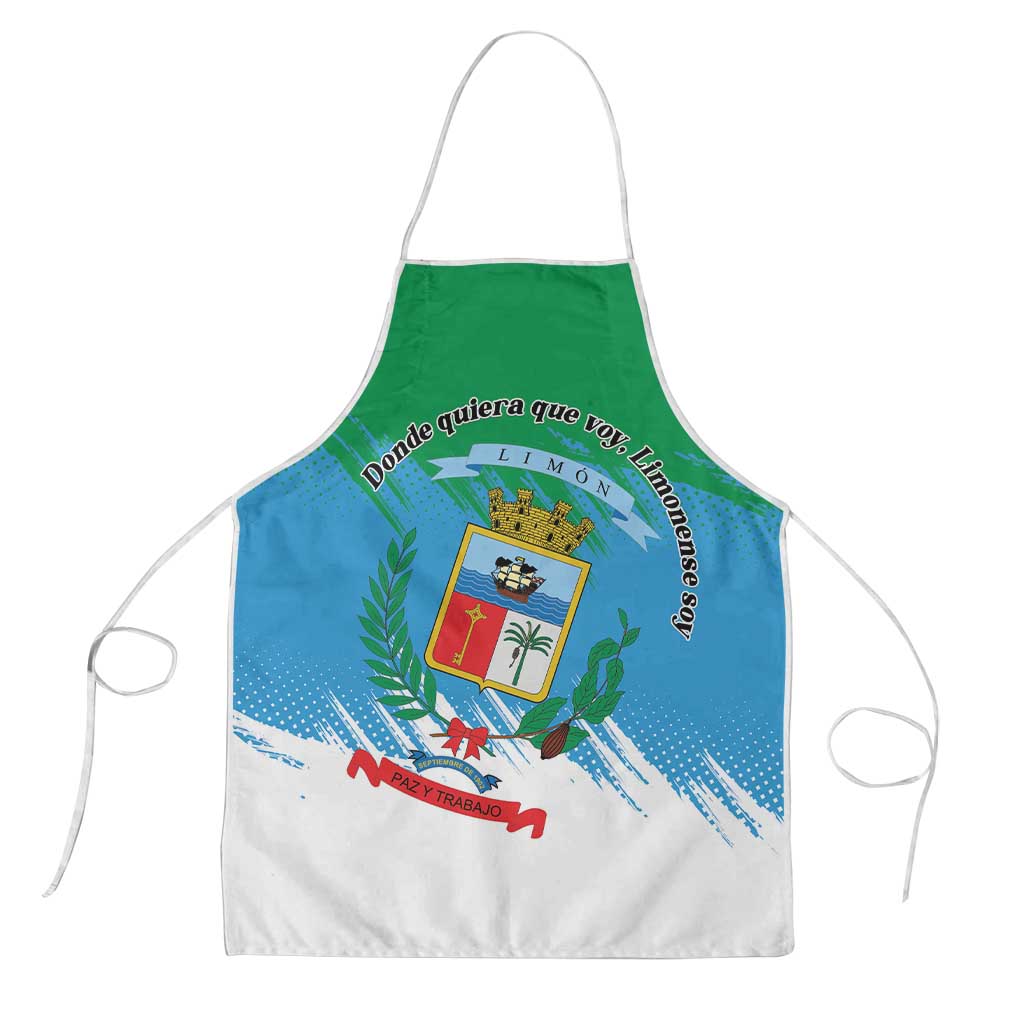 Costa Rica Limón Province Apron Donde Quiera Que Voy Limonense Soy - Wonder Print Shop