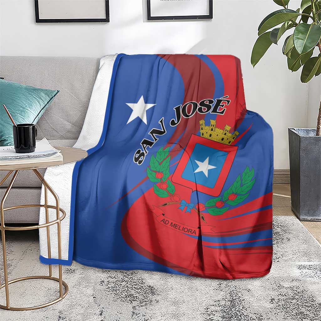 Costa Rica San José Blanket Ad Meliora - Wonder Print Shop