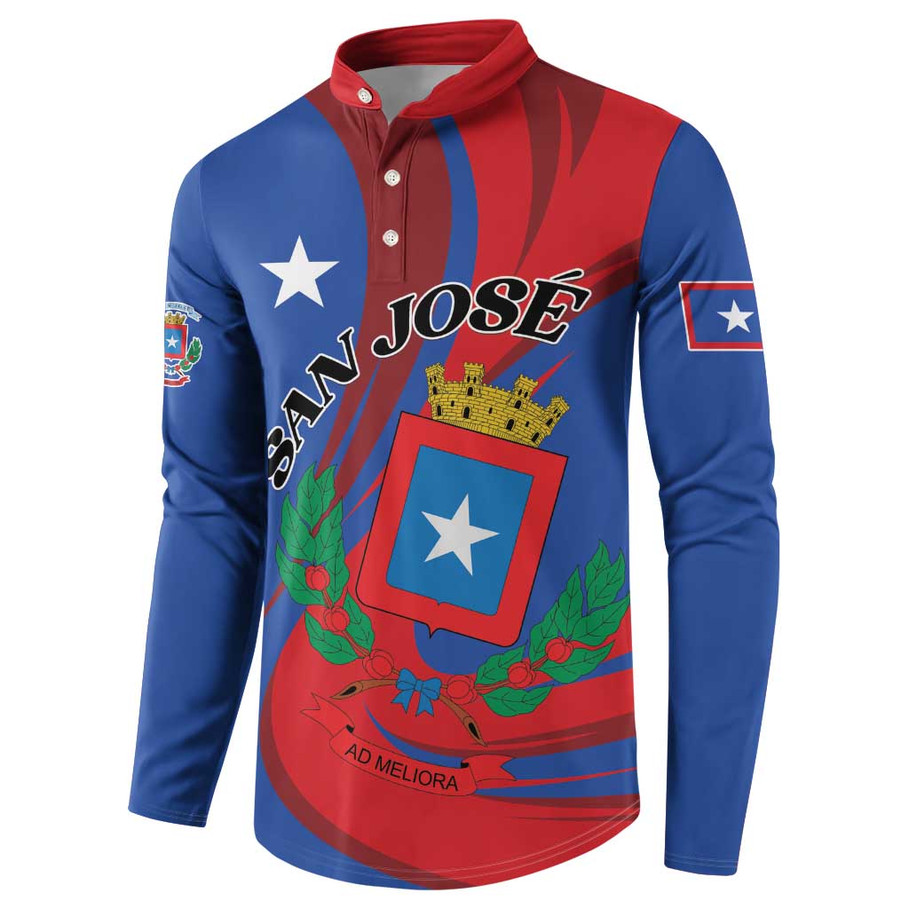 Personalized Costa Rica San José Button Sweatshirt Ad Meliora - Wonder Print Shop