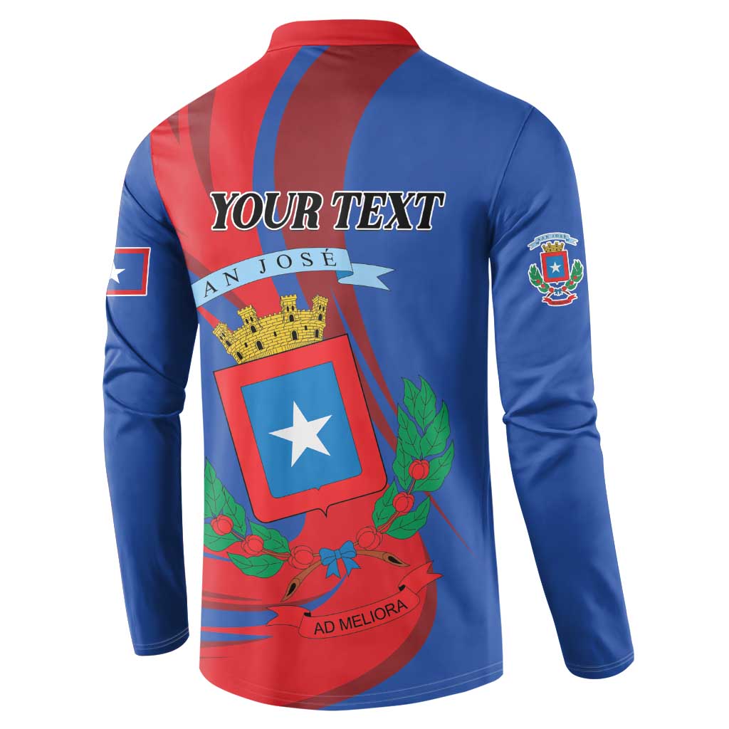 Personalized Costa Rica San José Button Sweatshirt Ad Meliora - Wonder Print Shop