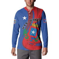 Personalized Costa Rica San José Button Sweatshirt Ad Meliora - Wonder Print Shop