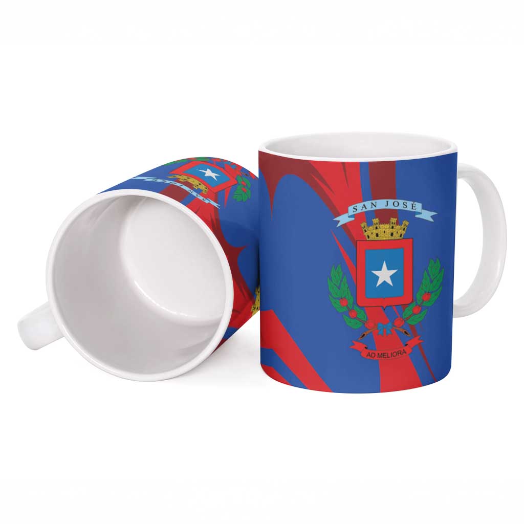 Costa Rica San José Ceramic Mug Ad Meliora - Wonder Print Shop