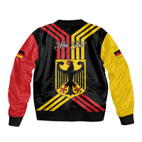 Personalised Tag Der Deutschen Einheit Sleeve Zip Bomber Jacket Happy Unity Day