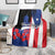 Boricua Blanket Puerto Rico El Morro Flag Style