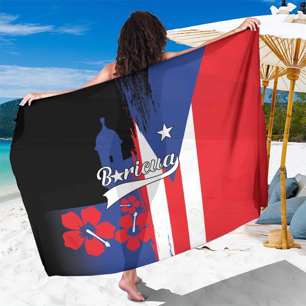 Boricua Sarong Puerto Rico El Morro Flag Style - Wonder Print Shop