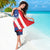 Boricua Sarong Puerto Rico El Morro Flag Style - Wonder Print Shop