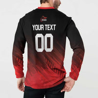 Custom Kandy Cricket Falcons Button Sweatshirt Ready to Roar and Soar - Wonder Print Shop