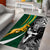 Custom New Zealand and South Africa Rugby Area Rug Silver Fern Protea Pattern World Cup 2023 - Wonder Print Shop