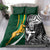 Custom New Zealand and South Africa Rugby Bedding Set Silver Fern Protea Pattern World Cup 2023 - Wonder Print Shop