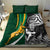 Custom New Zealand and South Africa Rugby Bedding Set Silver Fern Protea Pattern World Cup 2023 - Wonder Print Shop