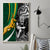 Custom New Zealand and South Africa Rugby Canvas Wall Art Silver Fern Protea Pattern World Cup 2023 - Wonder Print Shop