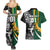 Custom New Zealand and South Africa Rugby Couples Matching Summer Maxi Dress and Hawaiian Shirt Silver Fern Protea Pattern World Cup 2023 - Wonder Print Shop