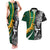 Custom New Zealand and South Africa Rugby Couples Matching Tank Maxi Dress and Hawaiian Shirt Silver Fern Protea Pattern World Cup 2023 - Wonder Print Shop