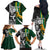 Custom New Zealand and South Africa Rugby Family Matching Off Shoulder Long Sleeve Dress and Hawaiian Shirt Silver Fern Protea Pattern World Cup 2023 - Wonder Print Shop