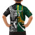 Custom New Zealand and South Africa Rugby Family Matching Off Shoulder Short Dress and Hawaiian Shirt Silver Fern Protea Pattern World Cup 2023 - Wonder Print Shop