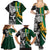 Custom New Zealand and South Africa Rugby Family Matching Summer Maxi Dress and Hawaiian Shirt Silver Fern Protea Pattern World Cup 2023 - Wonder Print Shop