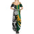 Custom New Zealand and South Africa Rugby Family Matching Summer Maxi Dress and Hawaiian Shirt Silver Fern Protea Pattern World Cup 2023 - Wonder Print Shop