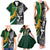 Custom New Zealand and South Africa Rugby Family Matching Tank Maxi Dress and Hawaiian Shirt Silver Fern Protea Pattern World Cup 2023 - Wonder Print Shop