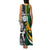 Custom New Zealand and South Africa Rugby Family Matching Tank Maxi Dress and Hawaiian Shirt Silver Fern Protea Pattern World Cup 2023 - Wonder Print Shop