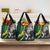 Custom New Zealand and South Africa Rugby Grocery Bag Silver Fern Protea Pattern World Cup 2023