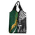 Custom New Zealand and South Africa Rugby Grocery Bag Silver Fern Protea Pattern World Cup 2023