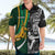 Custom New Zealand and South Africa Rugby Hawaiian Shirt Silver Fern Protea Pattern World Cup 2023 - Wonder Print Shop