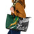 Custom New Zealand and South Africa Rugby Leather Tote Bag Silver Fern Protea Pattern World Cup 2023 - Wonder Print Shop