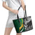 Custom New Zealand and South Africa Rugby Leather Tote Bag Silver Fern Protea Pattern World Cup 2023 - Wonder Print Shop