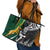 Custom New Zealand and South Africa Rugby Leather Tote Bag Silver Fern Protea Pattern World Cup 2023 - Wonder Print Shop