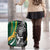 Custom New Zealand and South Africa Rugby Luggage Cover Silver Fern Protea Pattern World Cup 2023 - Wonder Print Shop